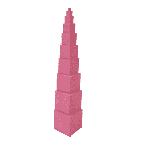 Torre Montessori rosa