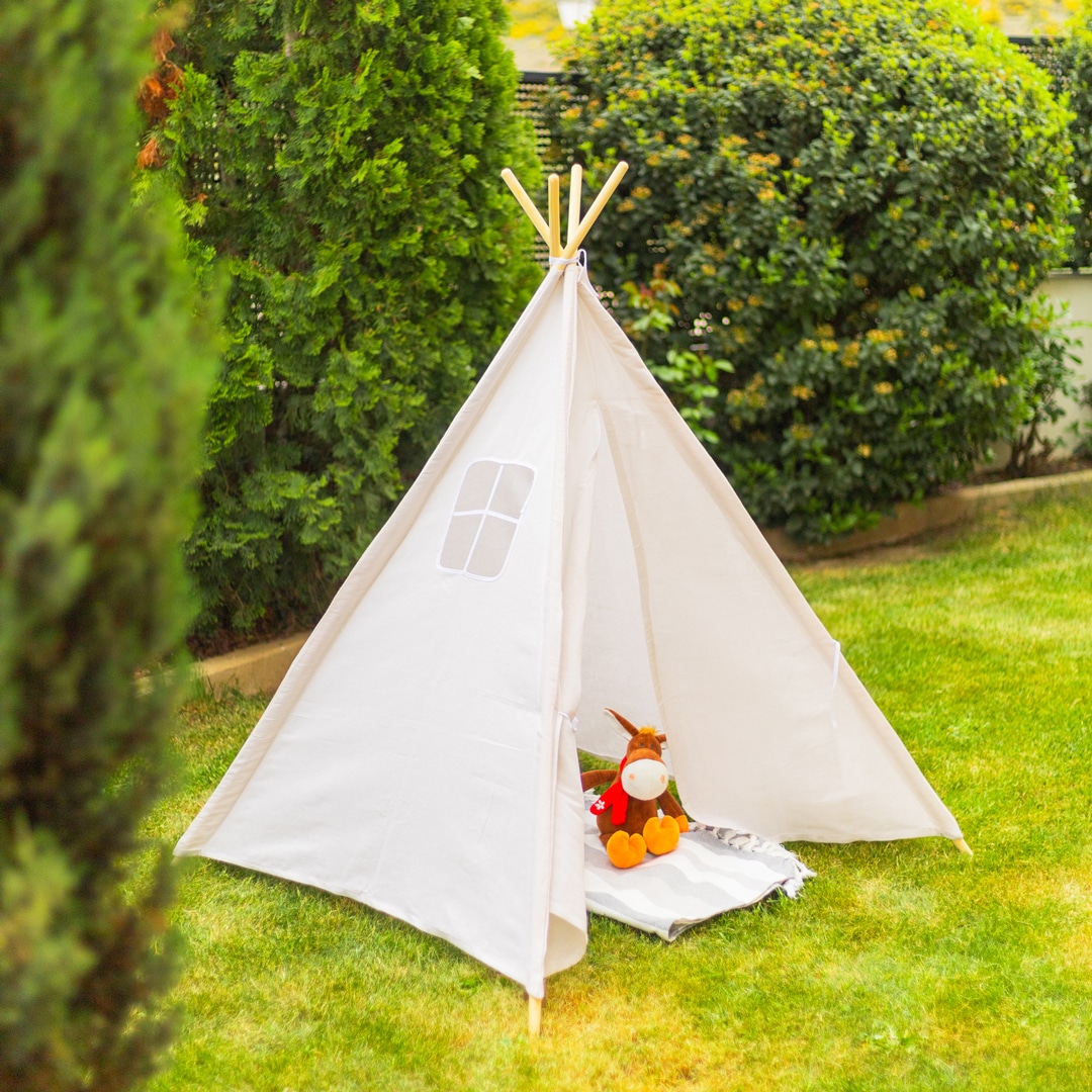 Tipi para niños en grises