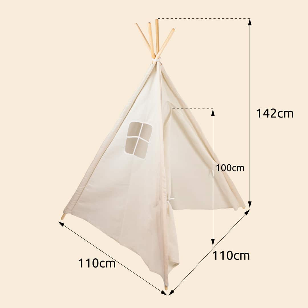 Tipi para niños en grises - Imagen 4