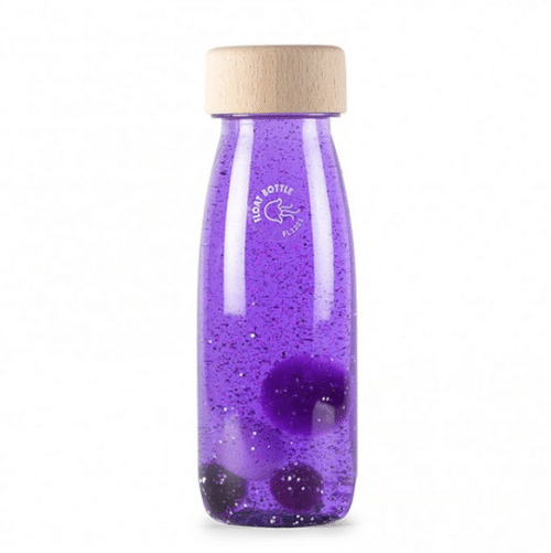 Botella sensorial púrpura