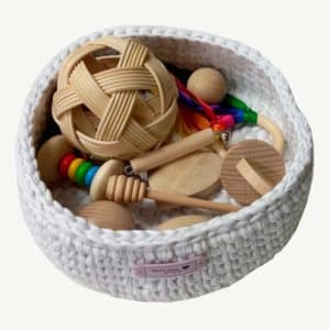 montessori treasure basket