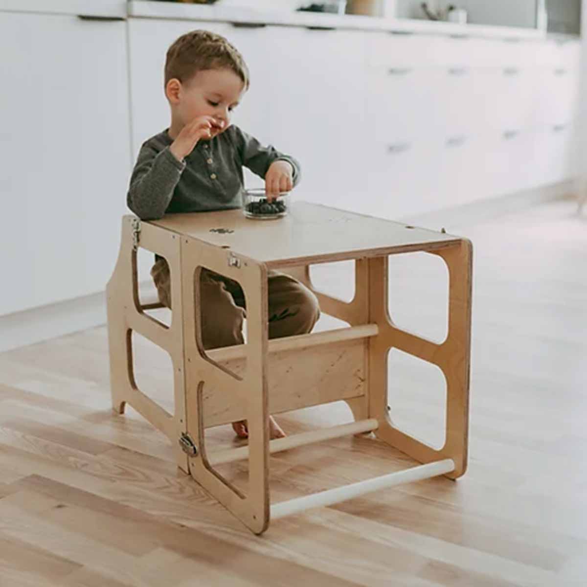Crea tu propia mesa de niños con inspiración Montessori