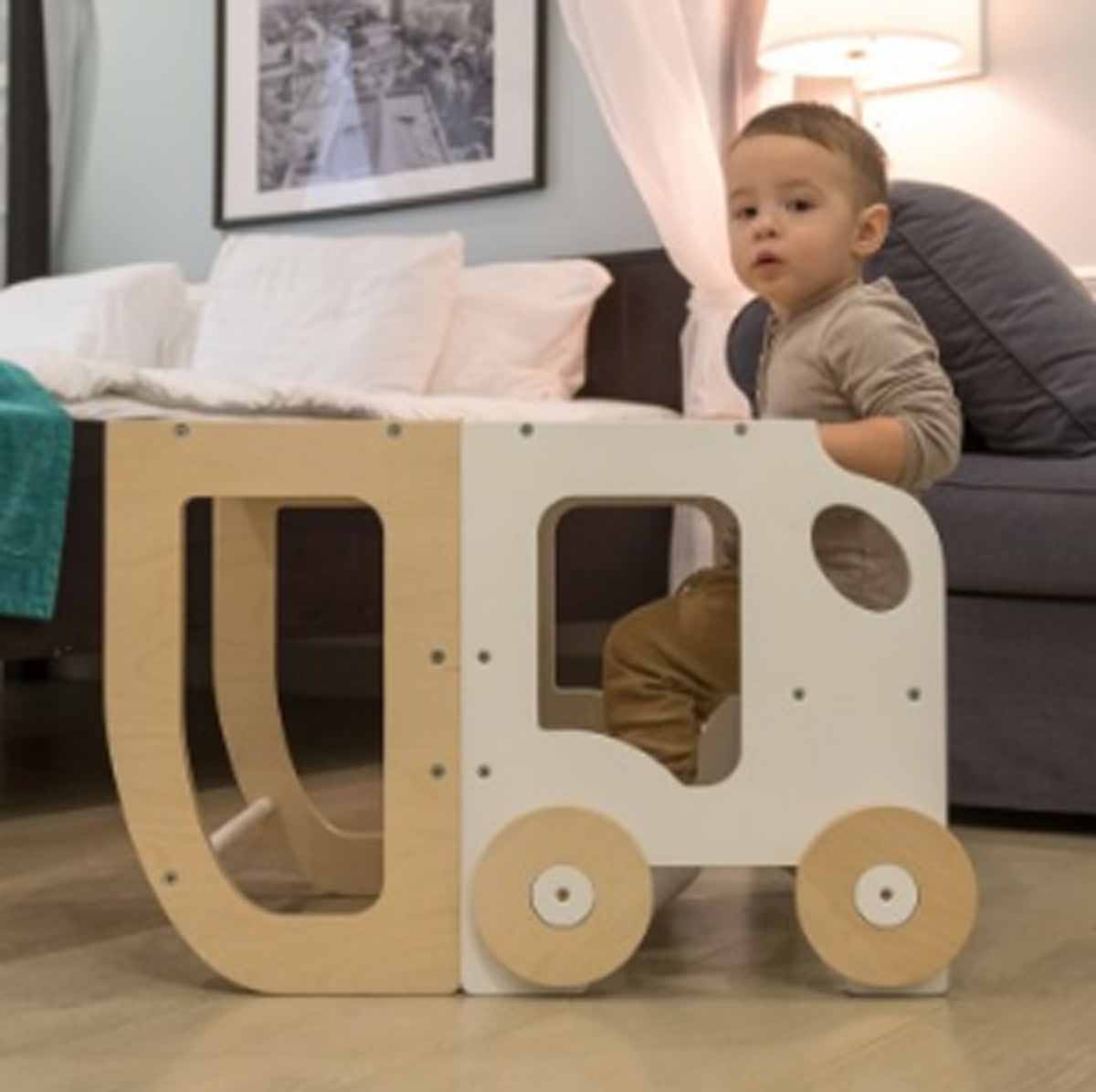 Torre aprendizaje Montessori en colores Convertible mesa-silla - Imagen 9