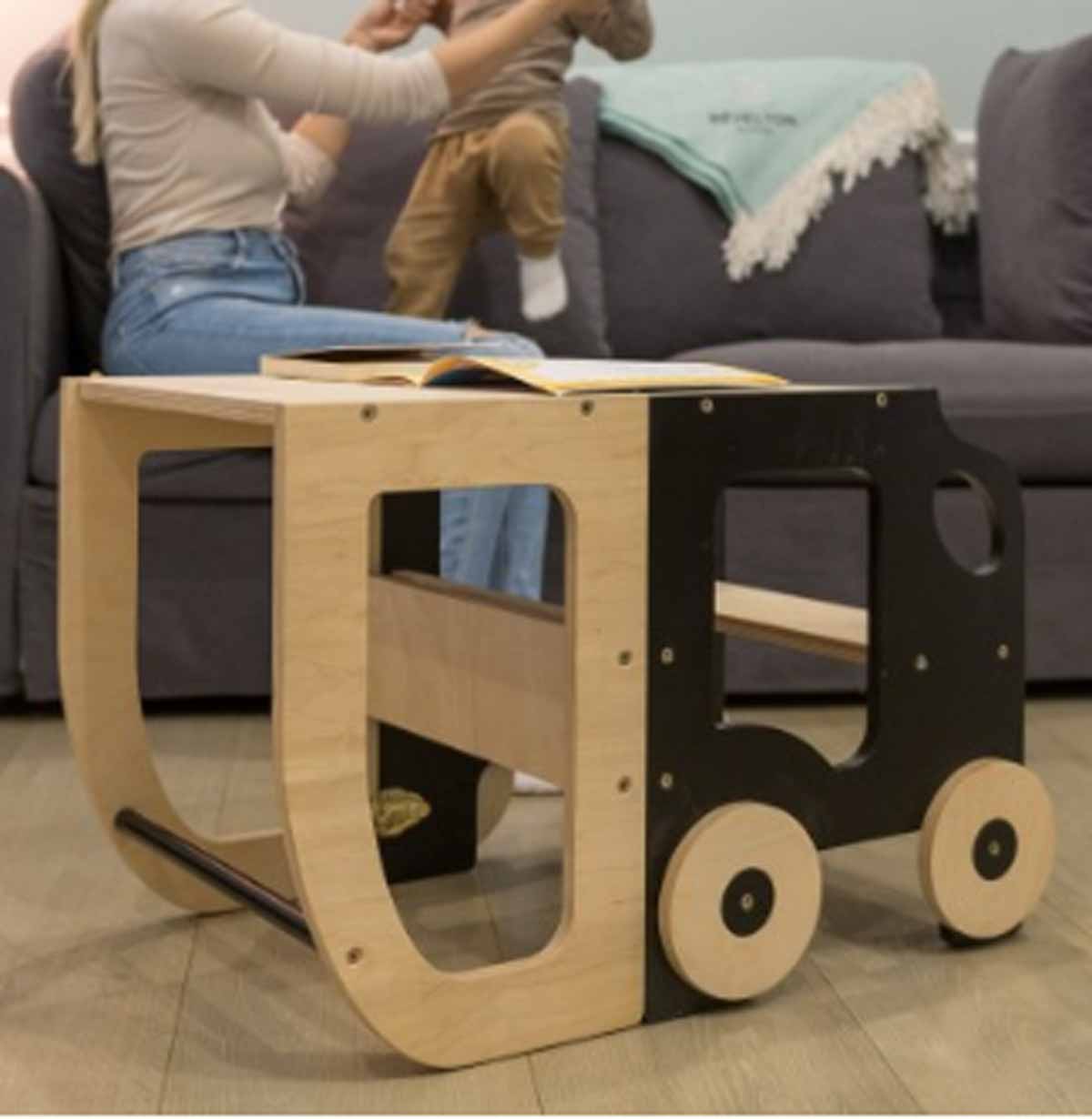 Torre aprendizaje Montessori en colores Convertible mesa-silla - Imagen 8