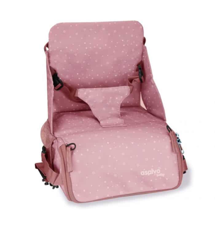 Trona de viaje rosa